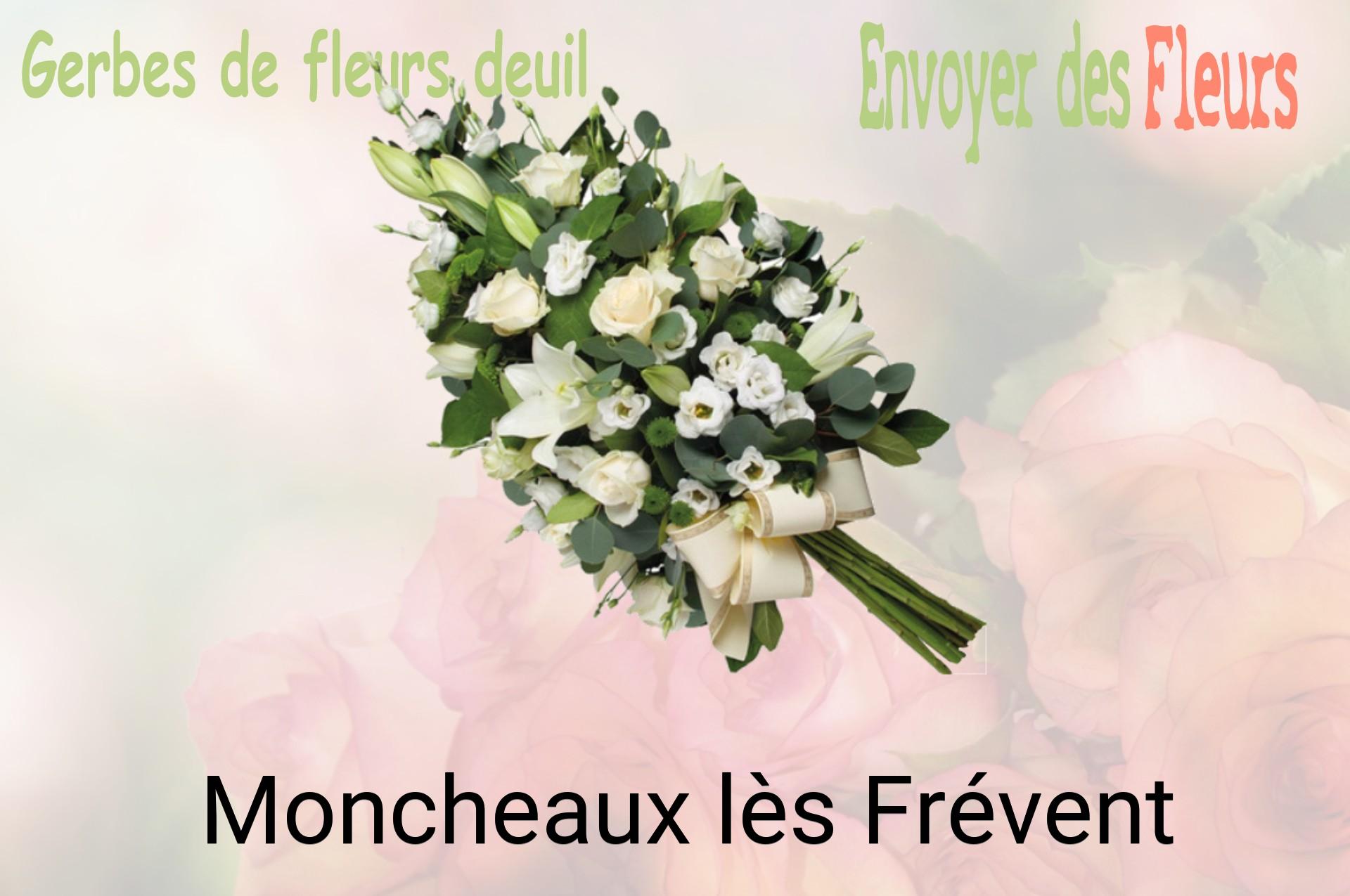 Gerbe de fleurs de deuil livrée à Moncheaux-lès-Frévent